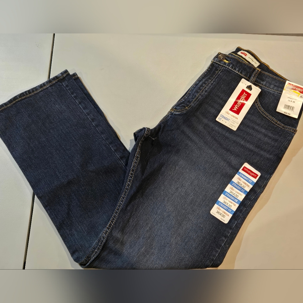 Wranglers Signature Men's Blue Jean Pants 3c46